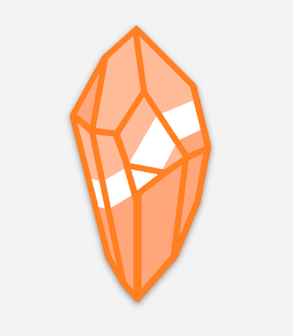 Crystal Sticker - Orange