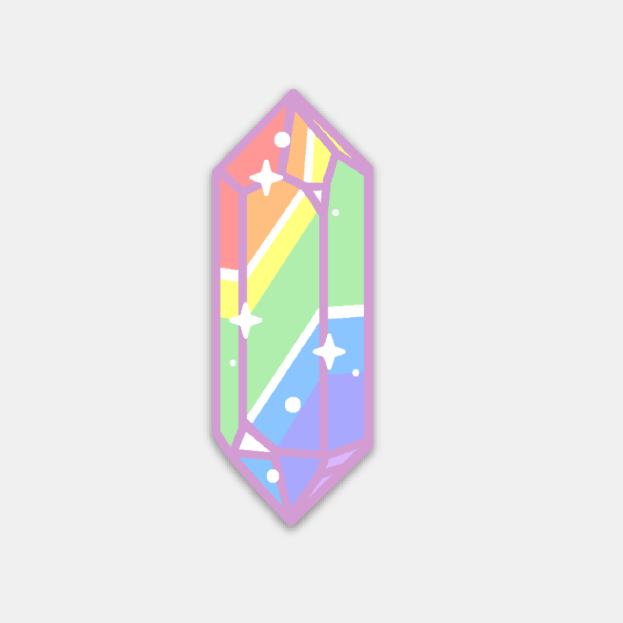 Crystal Sticker - Rainbow