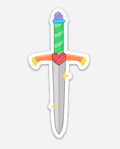 Heart Sword- Rainbow